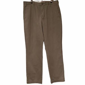 Dockers Premium Flat Front Straight  Olive Khaki